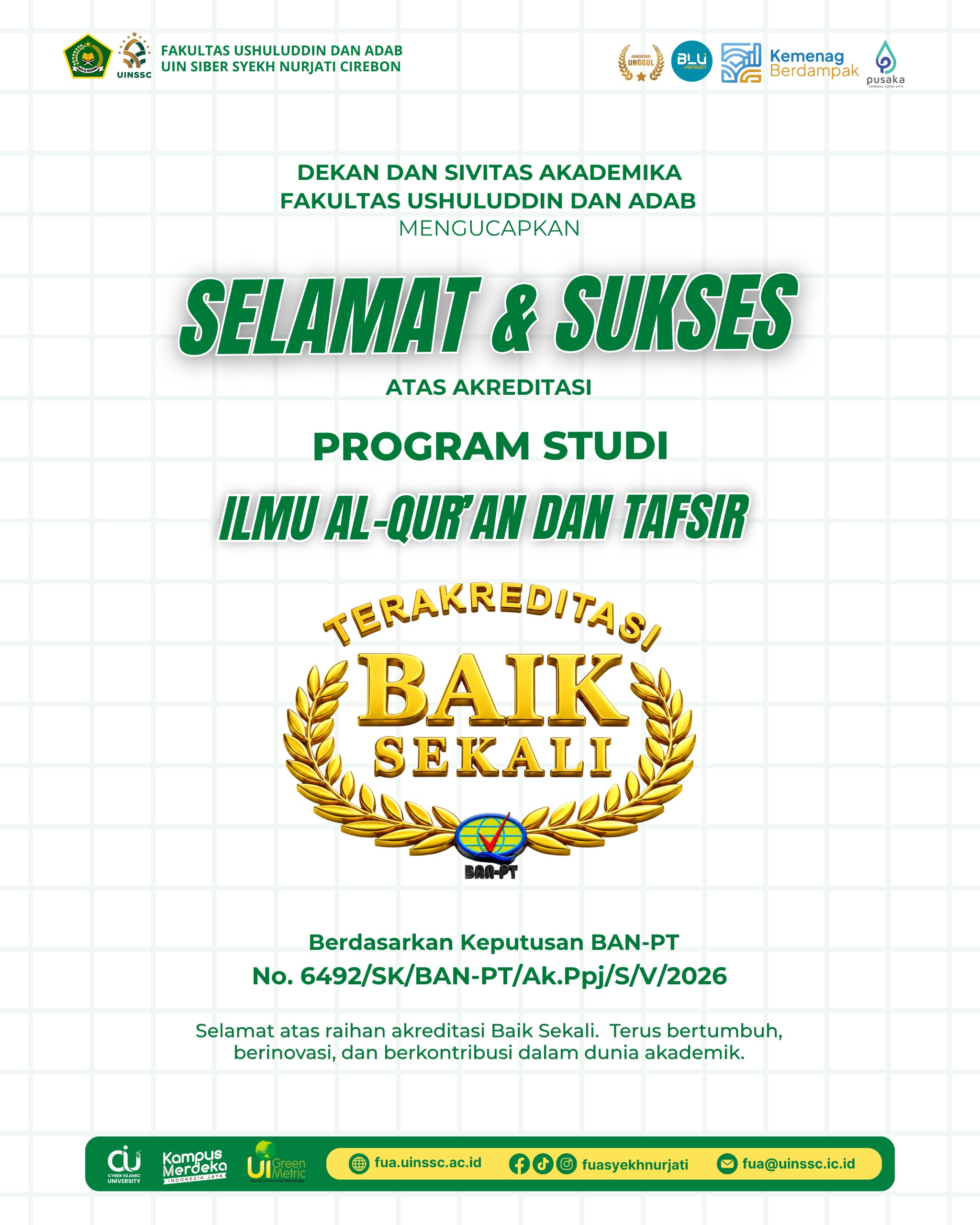 AKreditasi Baik Sekali IAT